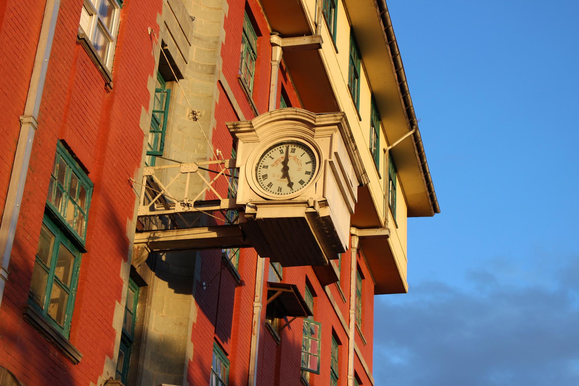 Façade, horloge 