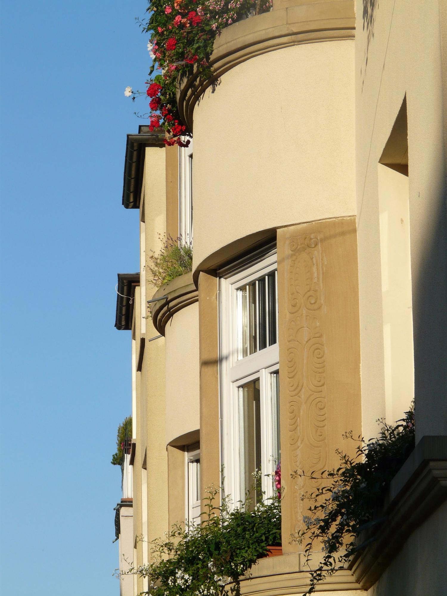 Façade, finition en crépi