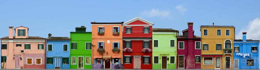 Façades colorées 