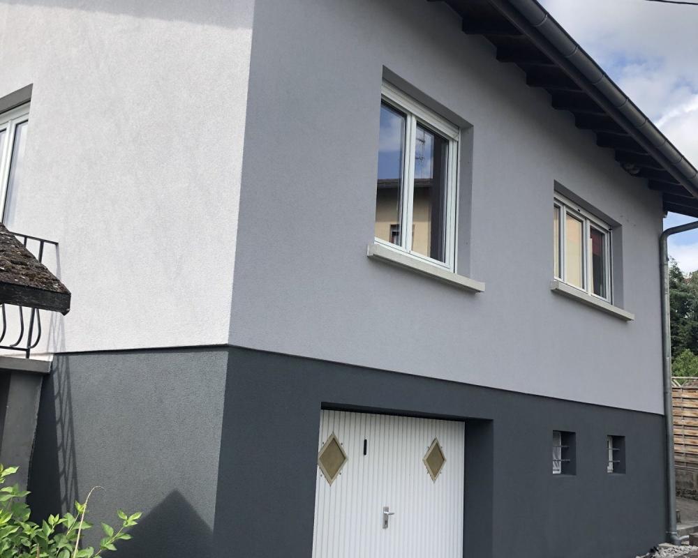 Une façade bien rénovée suite à un ravalement