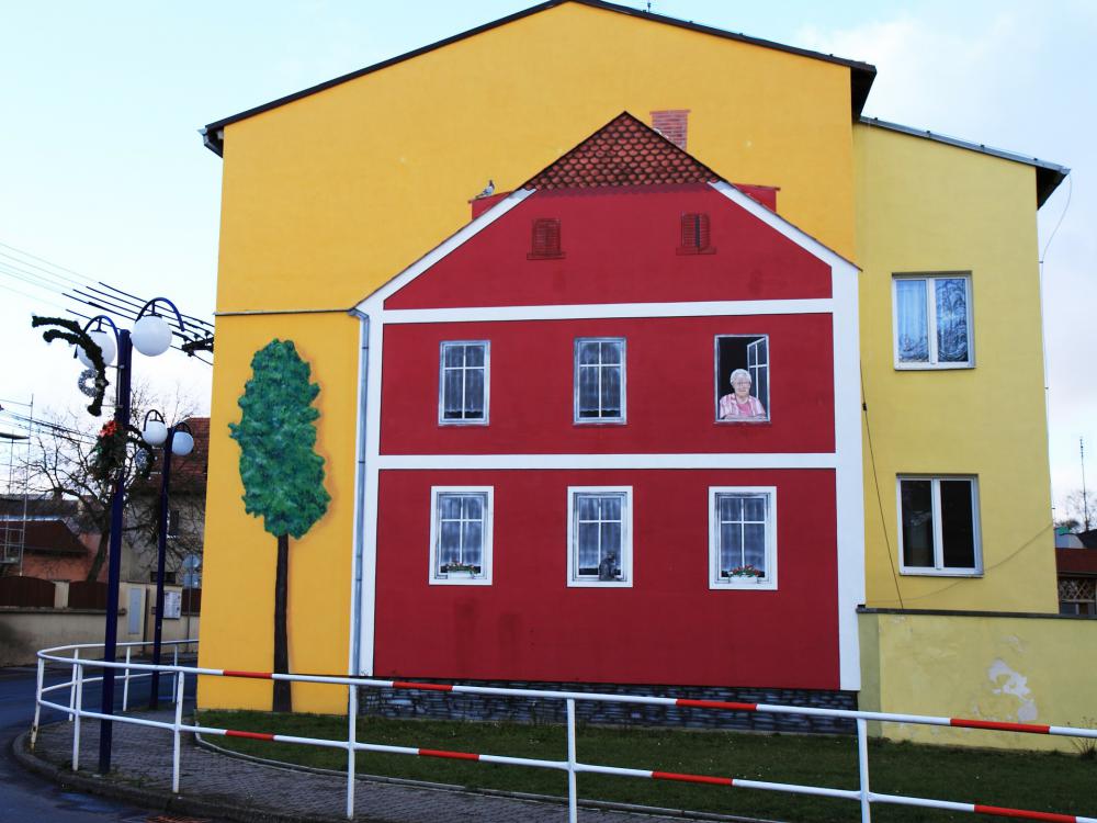façade multi-couleur 